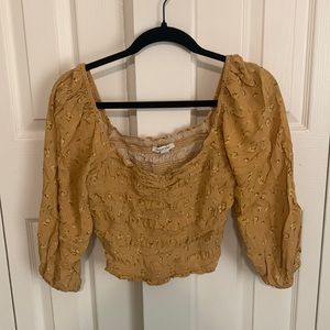 American eagle yellow spring top
